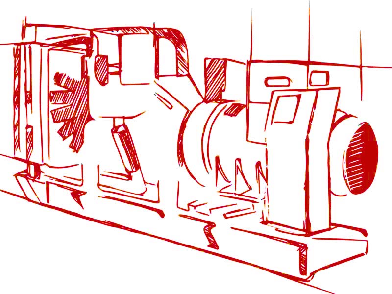 Высоковольтный дизельный генератор АД1000-Т10500-1Р (Baudouin)