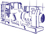 ДЭС (ДГУ) ЭТРО АД100-Т400 изготовлены с двигателем ЯМЗ-238М2-45 от российского производителя АО «Электроагрегат»  в Ярославле Дизель-генераторы ЭТРО АД100-Т400 с двигателем ЯМЗ-238М2-45 от российского производителя в Ярославле